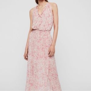 All Saints Nylah floral maxi dress xs extra small - gorgeous!